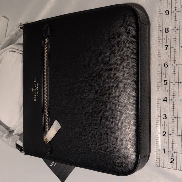 Kate Spade Large Sadie Crossbody Bag Black Saffiano Leather - Picture 8 of 12